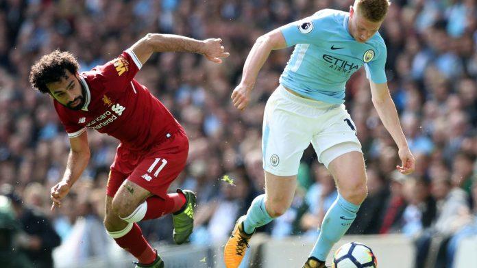 Mohamed Salah của Liverpool và Kevin De Bruyne của Man City (Ảnh: Internet)