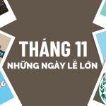 Tháng 11 có những ngày lễ nào: Quốc tế đàn ông, ngày Toilet thế giới