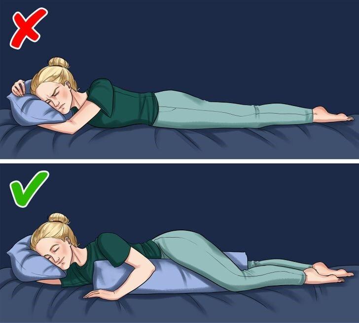 Tư thế ngủ đúng cách để sức khoẻ không bị ảnh hưởng (Nguồn: Internet)