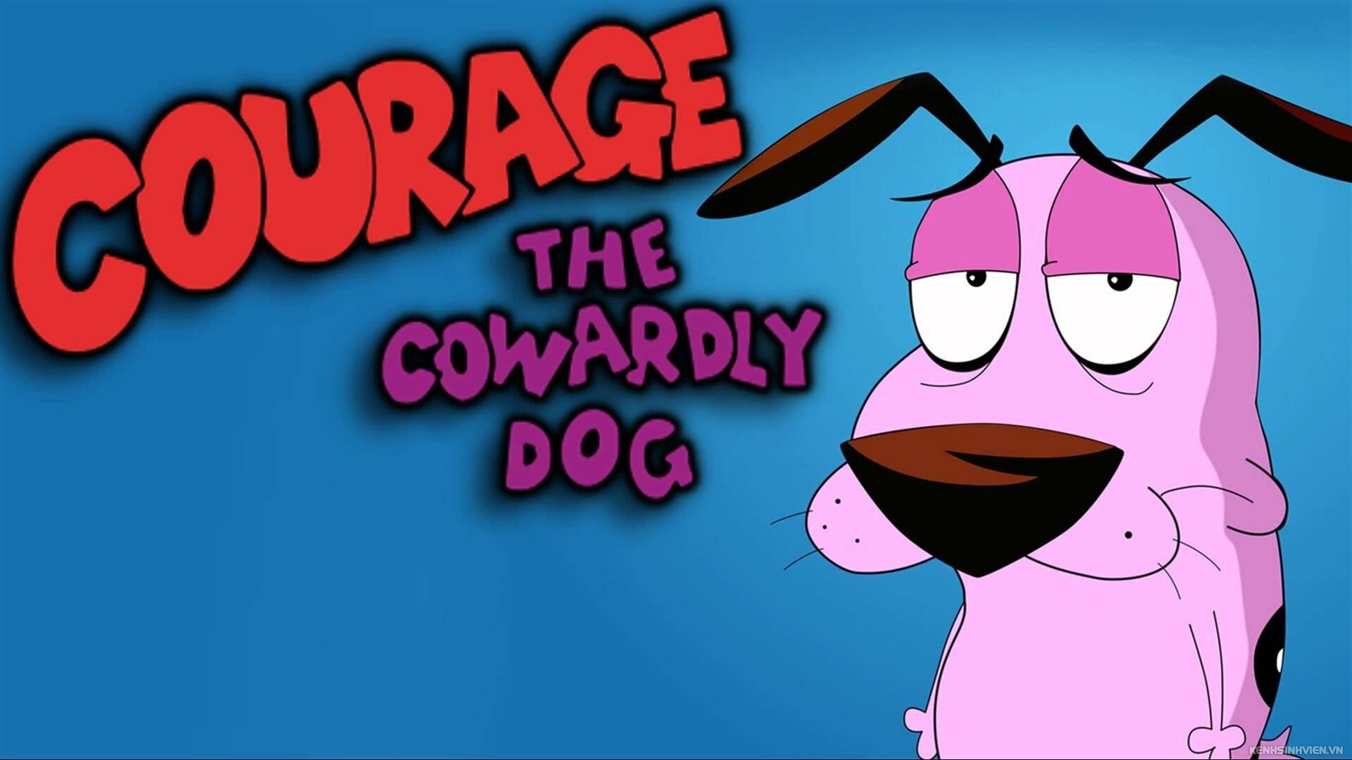 Chú chó nhút nhát Courage (ảnh: internet)