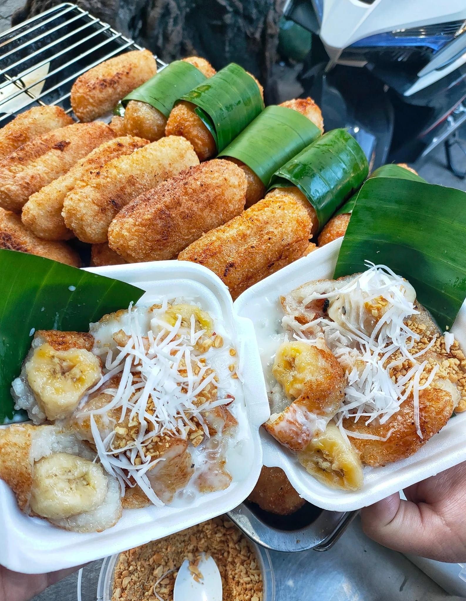 Chuối nếp nướng - món ăn vặt Phú Quốc ( Ảnh: Internet )
