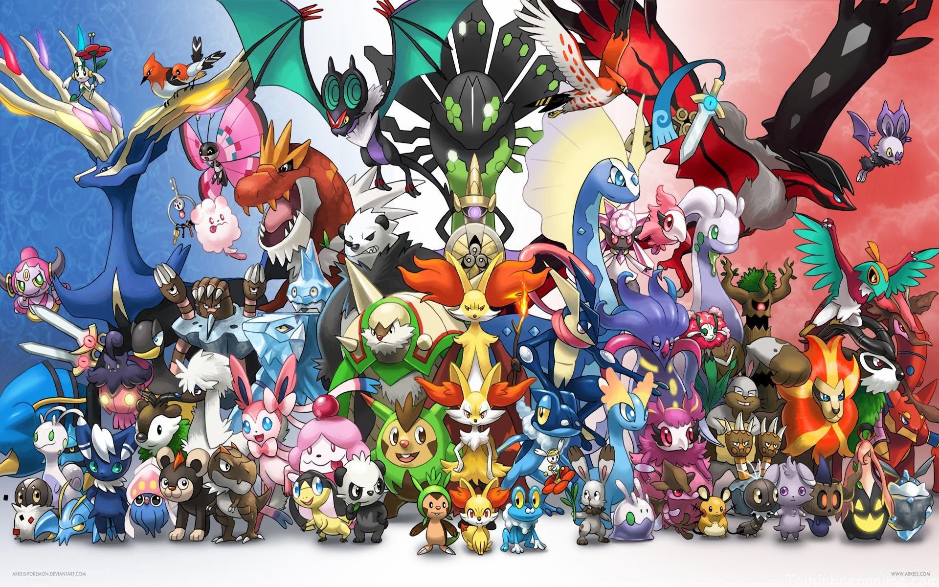 Hình nền Pokémon cho máy tính (Nguồn: Internet)