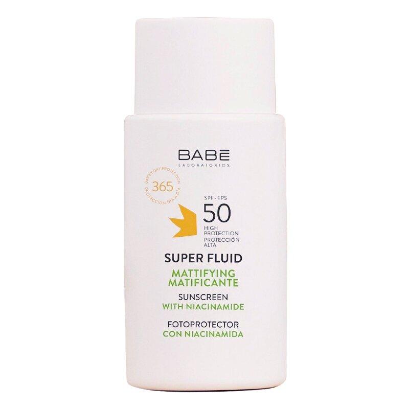 Sản phẩm kem chống nắng Babe Super Fluid Mattifying Sunscreen SPF50