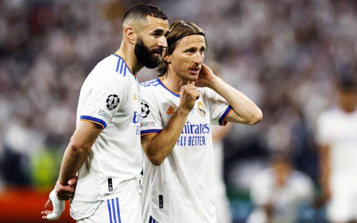 Karim Benzema và Luka Modric (Ảnh: Internet)