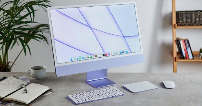 Máy tính để bàn iMac M1 của Apple (Ảnh: Internet)