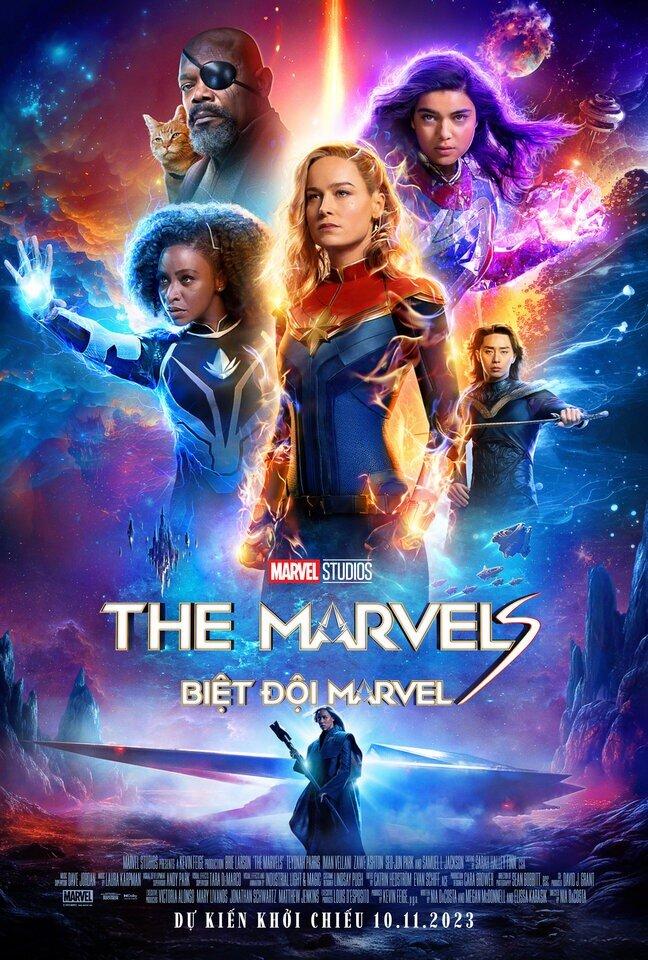 Poster phim The Marvels (Ảnh: Internet)