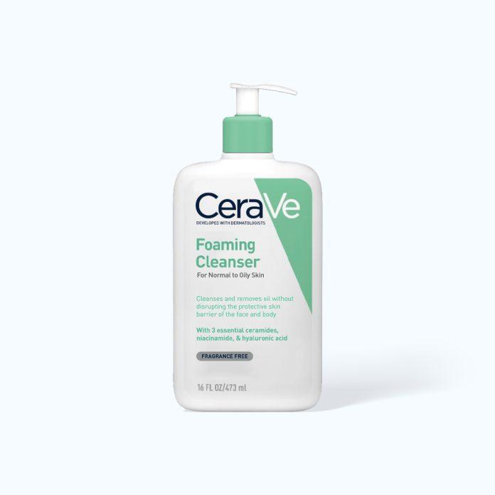 Sữa rửa mặt CeraVe Foaming Cleanser. (Nguồn: Internet)