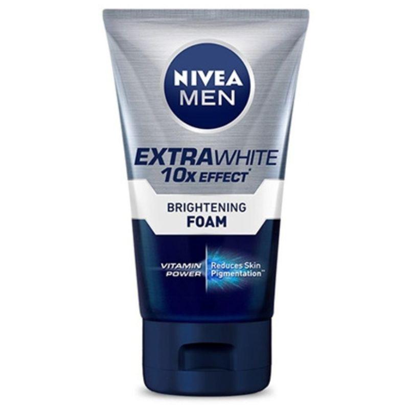 Sữa rửa mặt trắng da cho nam Nivea Men Extra White 10x Effect Brightening Foam (Nguồn: Internet)