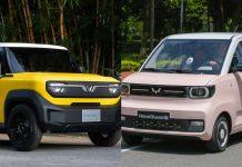 VinFast VF 3 và Hongguang Mini EV đối thủ nặng ký của thương hiệu Việt. (Ảnh: Internet)