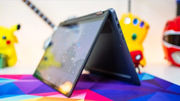 Thiết 2 in 1 của Lenovo Ideapad Flex 5I ChromeBook Plus (Ảnh: Internet)