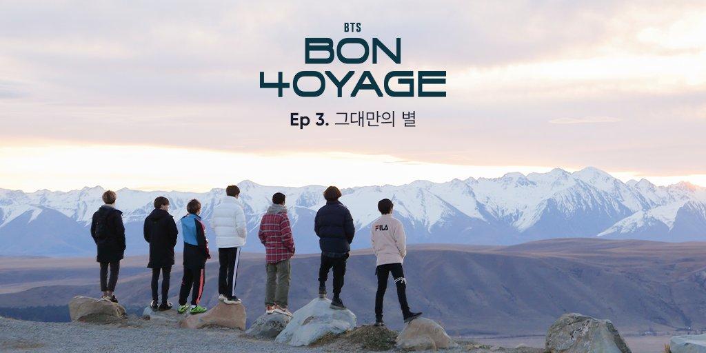Poster show Bon Voyage của BTS. Ảnh: Internet.