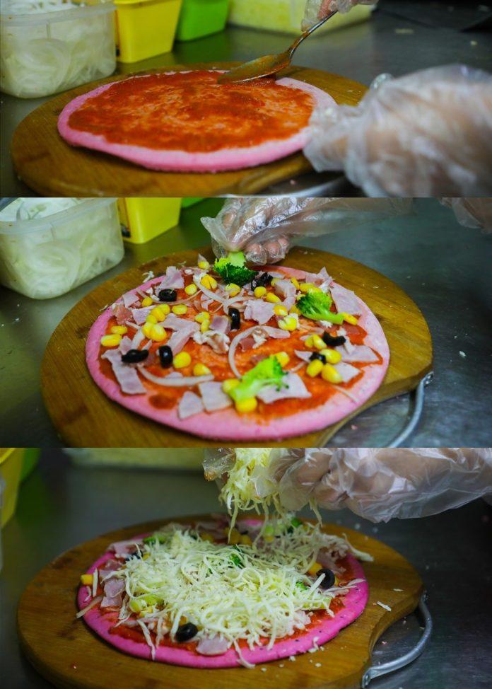 Pizza thanh long lạ miệng cực ngon (Ảnh: Internet)