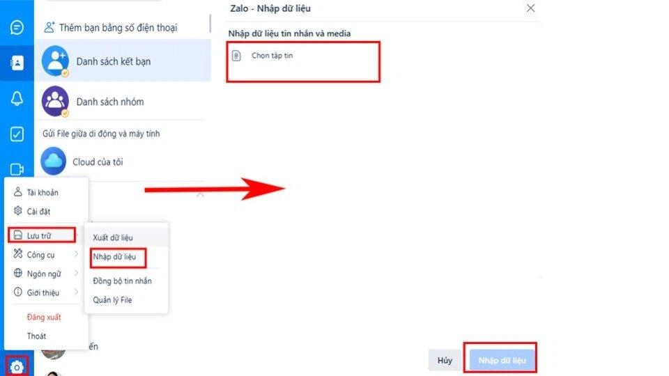 Cách khôi phục tin nhắn Zalo trên PC, laptop (Ảnh: Internet)