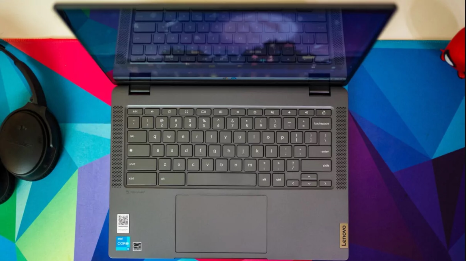 Chiếc máy Lenobo Ideapad Flex 5I Chromebook Plus (Ảnh: Internet)
