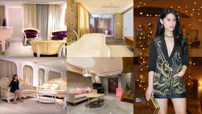căn nhà rộng 650m vuông của nữ diễn viên nằm tọa lạc trong khu nhà giàu quận 7 Thành phố Hồ Chí Minh.
