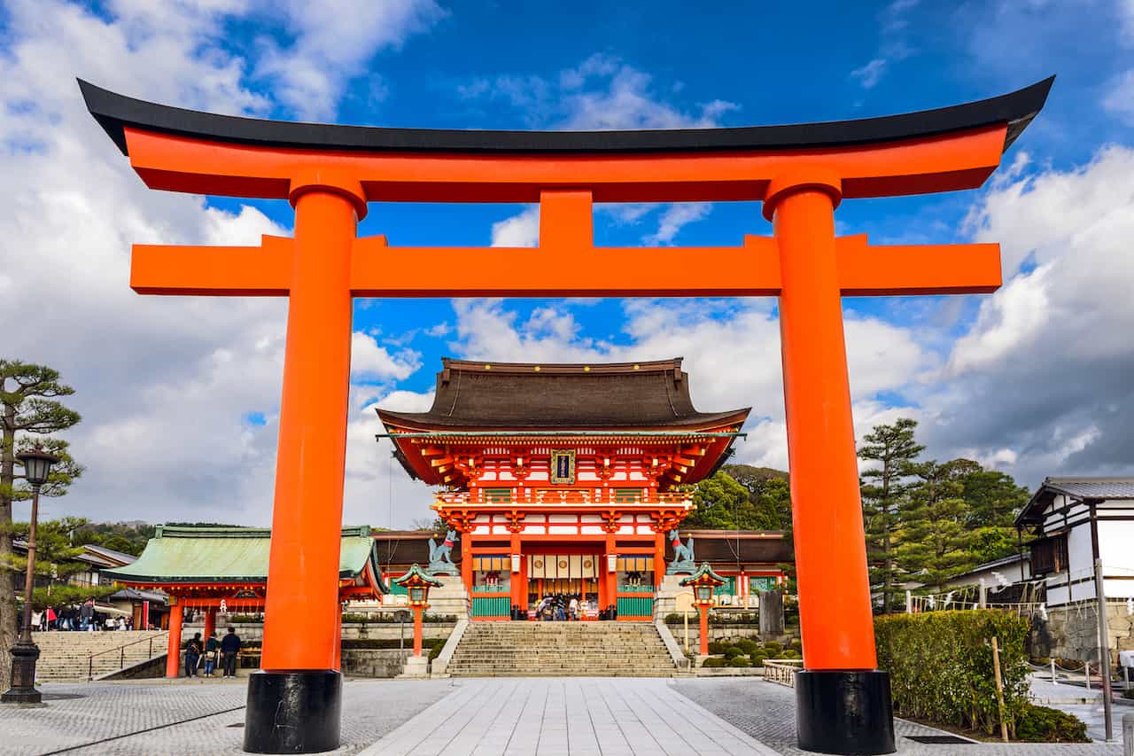 Cổng đền Fushimi Inari-taisha ở Kyoto, Nhật Bản (Nguồn: Internet)