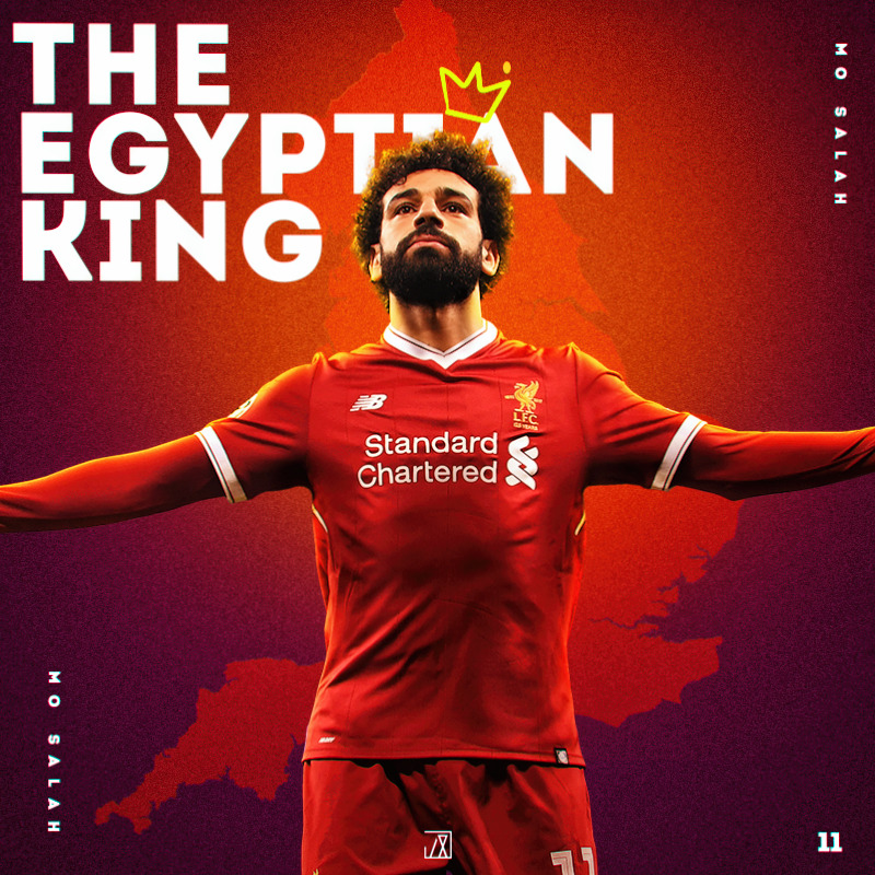 Mohamed Salah, cầu thủ người Ai Cập trở thành biểu tượng của bóng đá nước này (ảnh: Internet)