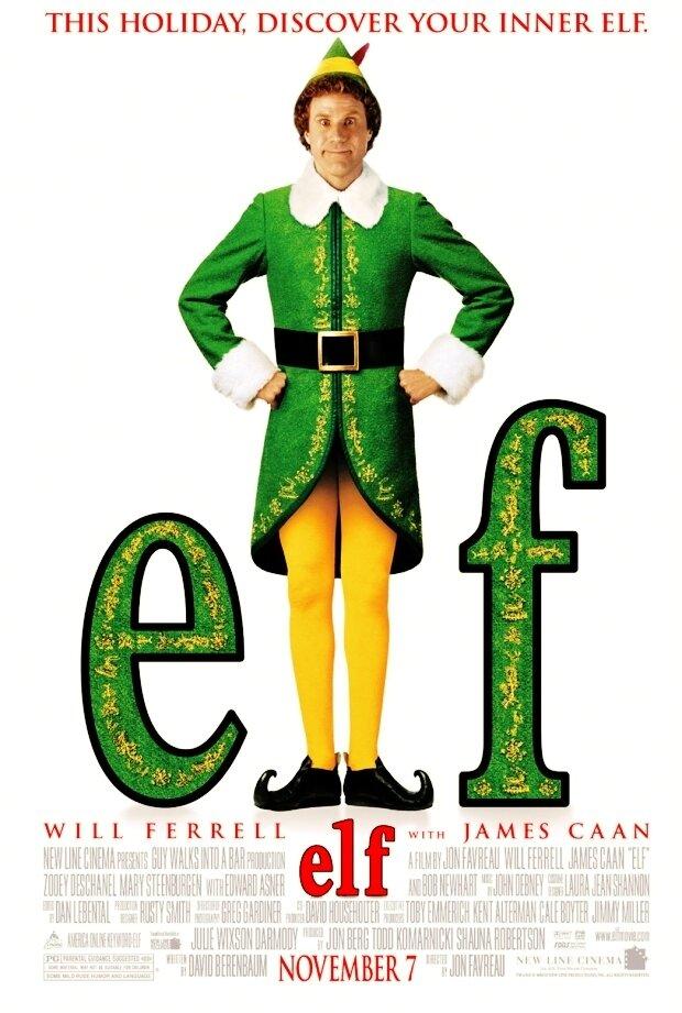 Poster phim Elf (2003). (Nguồn: internet)