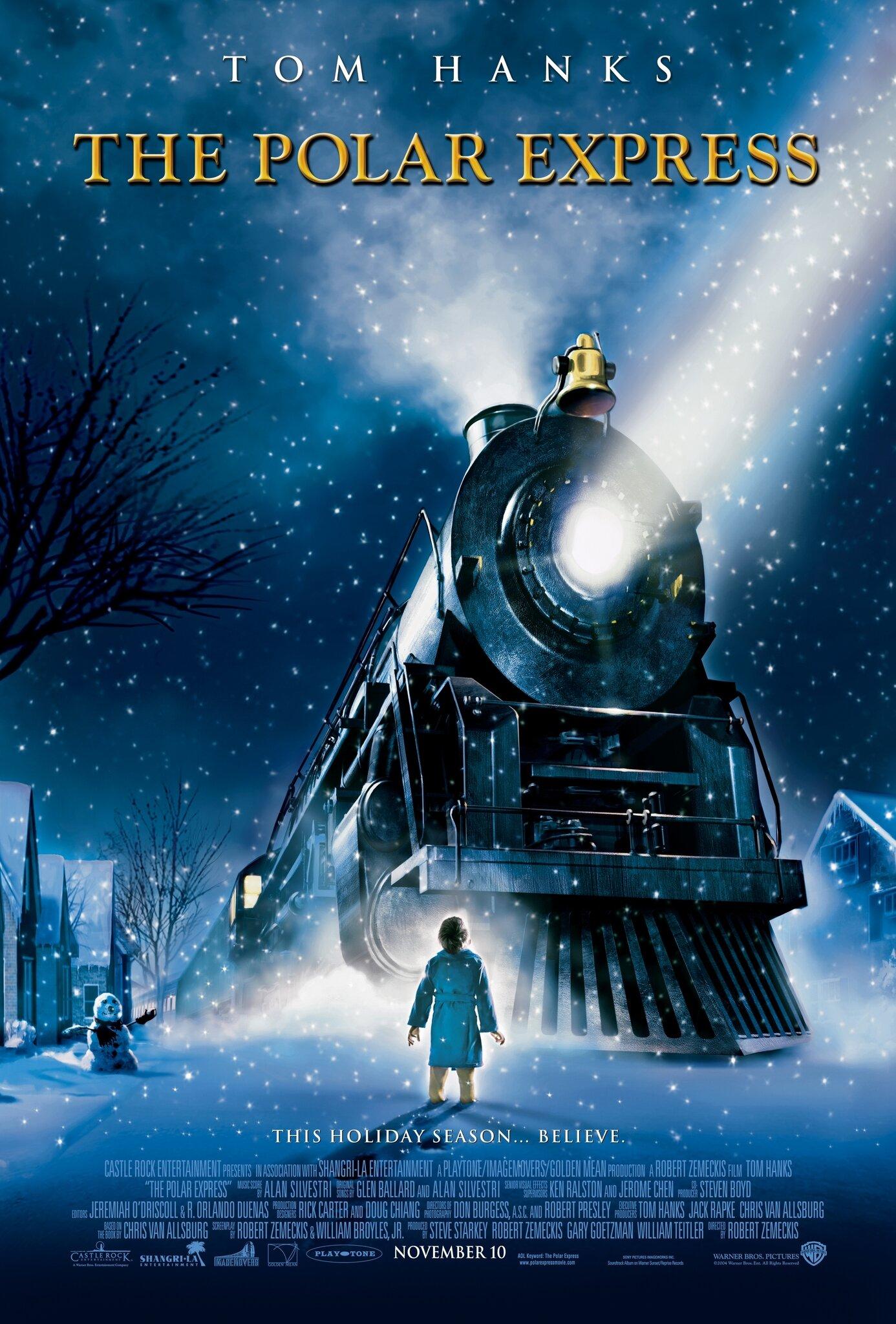 Poster phim The Polar Express (2004. (Nguồn: internet)