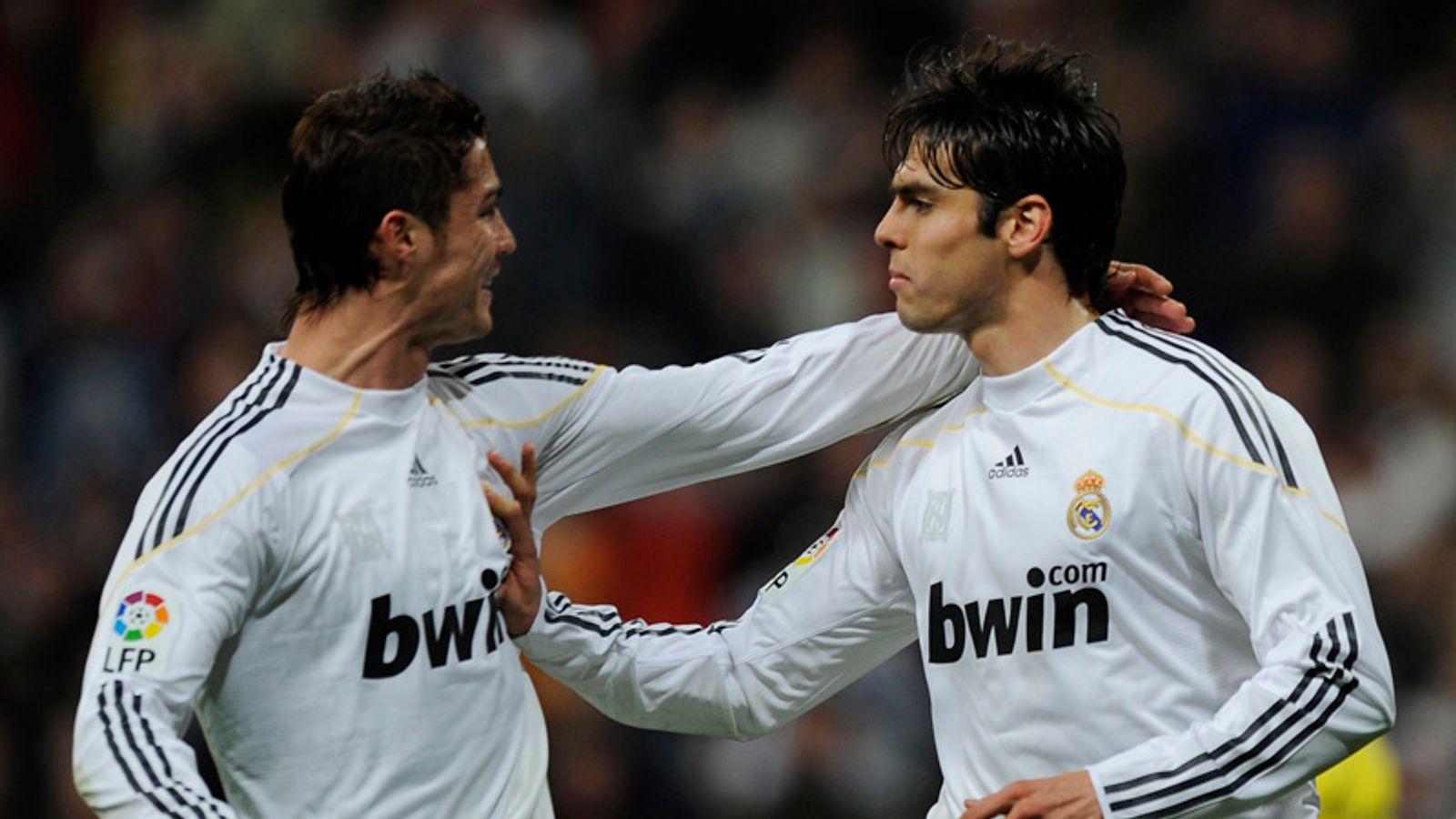 Kaká cùng Ronaldo trong màu áo Real Madrid (ảnh: Internet)