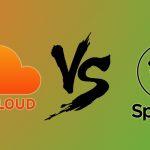 So sánh SoundCloud và Spotify (Ảnh: Internet)