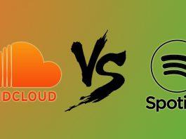 So sánh SoundCloud và Spotify (Ảnh: Internet)