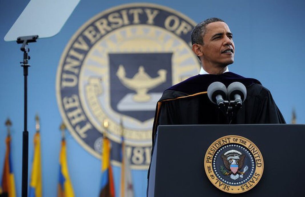 Barack Obama, Đại học Michigan (Ảnh: Internet)