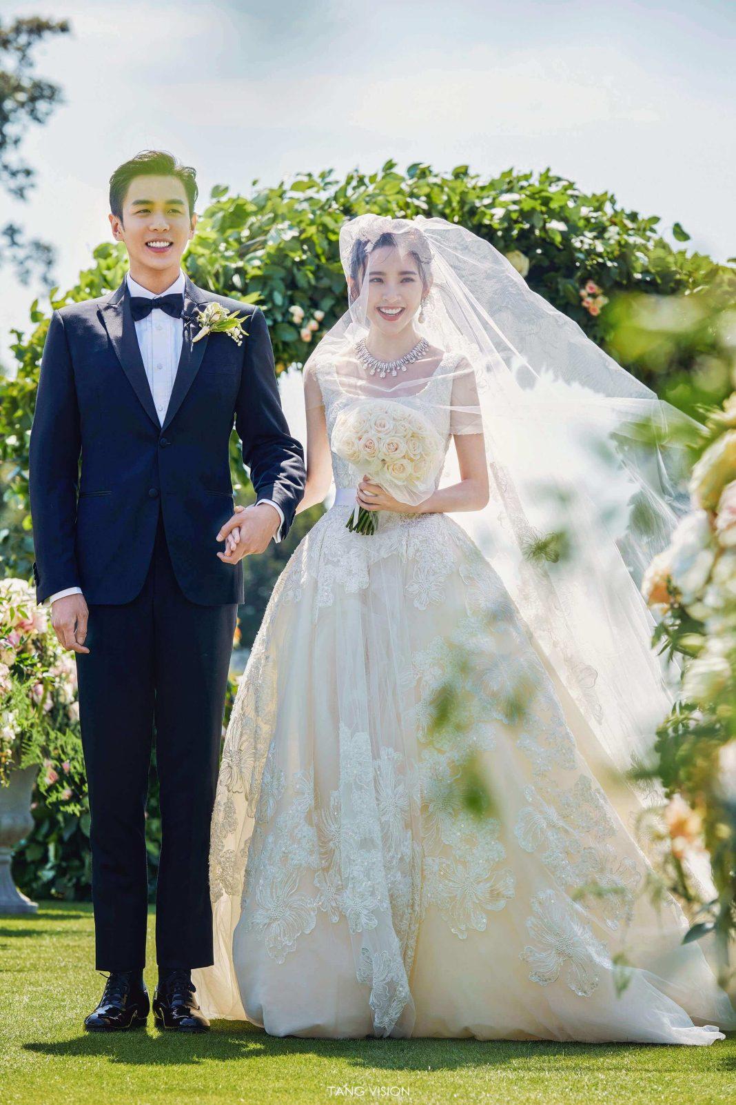 Hình ảnh trong đám cưới của Trương Nhược Quân - Đường Nghệ Hân (Nguồn: Internet)