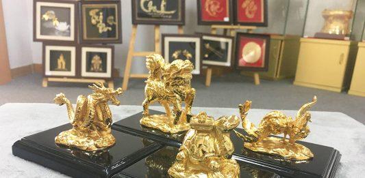 Đôi nét về đồ phong thủy Tứ long trấn – biểu tượng của may mắn và sức khỏe Mẫu tượng Tứ long trấn đẹp mắt (Ảnh: Internet)
