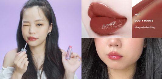 Review son Merzy The Watery Dew Tint ver 2- sắc son tươi tắn chất son lì lâu trôi