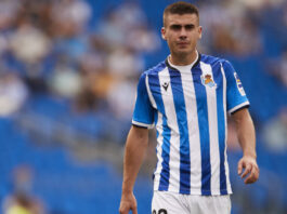 Arsenal và Tottenham cạnh tranh nhau để có được chữ ký của tài năng trẻ từ Tây Ban Nha Ander Barrenetxea - ngôi sao của Real Sociedad đang trở thành mục tiêu của 2 đội bóng lớn (Ảnh: Internet)