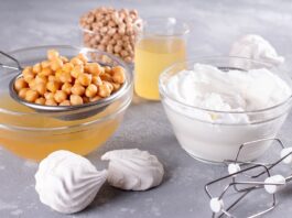 Aquafaba là nước nấu đậu gà (Ảnh: Internet)