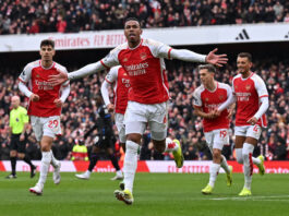 Arsenal đè bẹp Crystal Palace với tỷ số 5-0 (Ảnh: Internet)