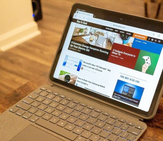 Bàn phím Logitech Combo Touch (Ảnh: Internet)