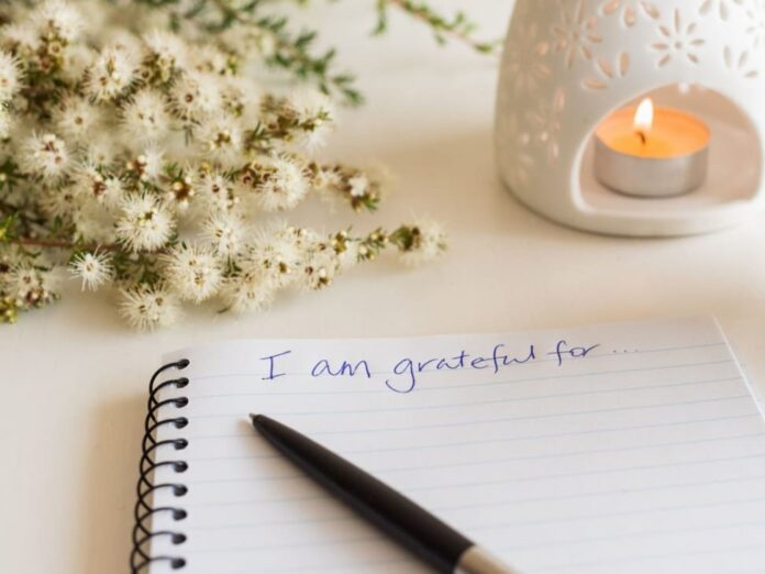 Viết ra những điều bạn cảm thấy biết ơn (Ảnh: Internet)