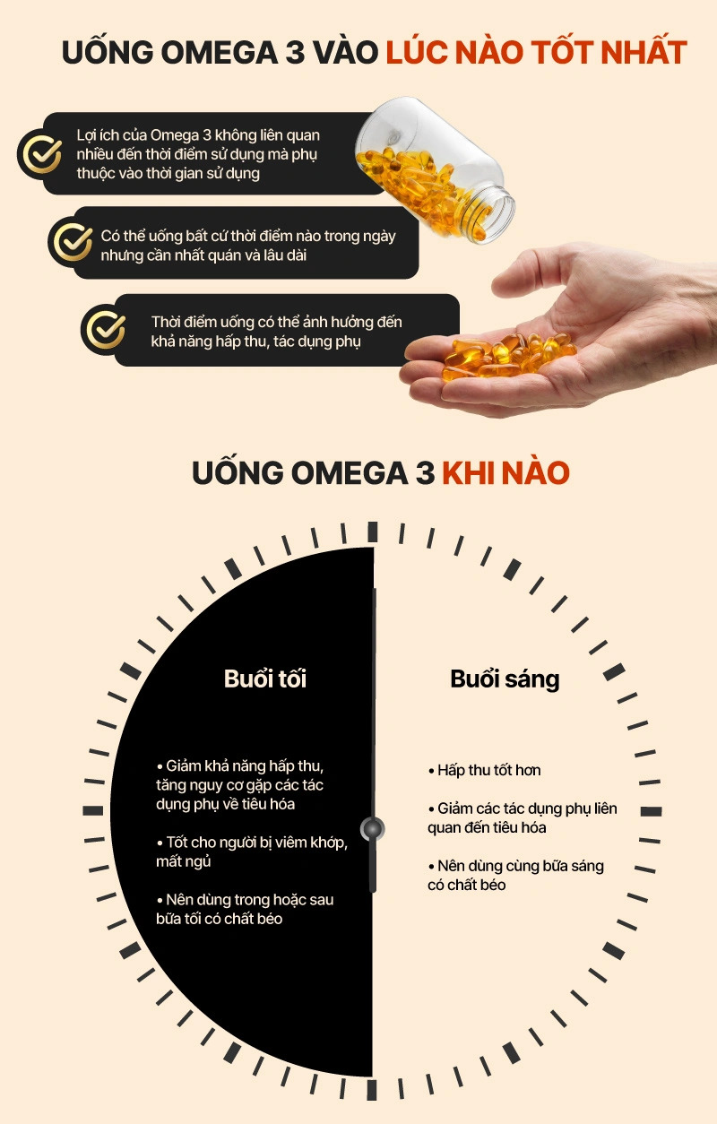 Lợi ích tuyệt vời khi uống omega 3 mỗi ngày (ảnh: Internet)