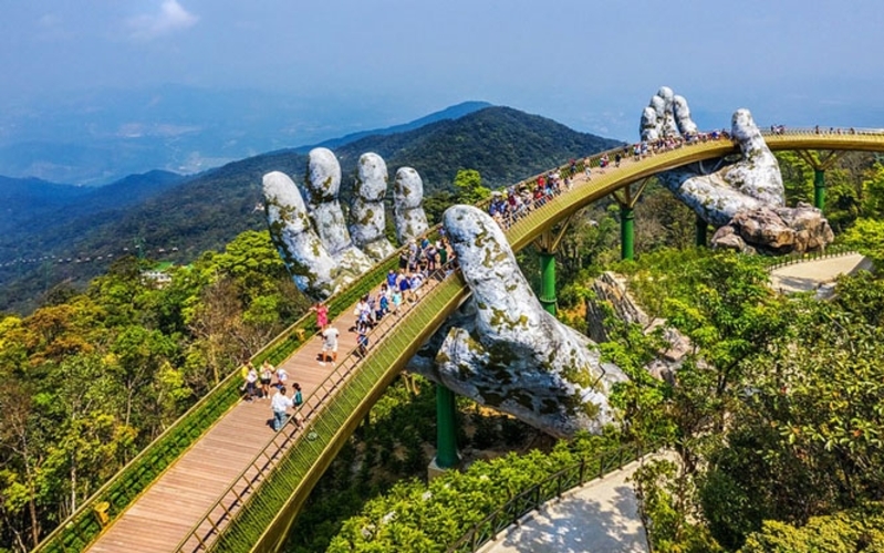 Cầu Vàng Đà Nẵng được vinh danh kỳ quan mới của thế giới (Nguồn: Internet)