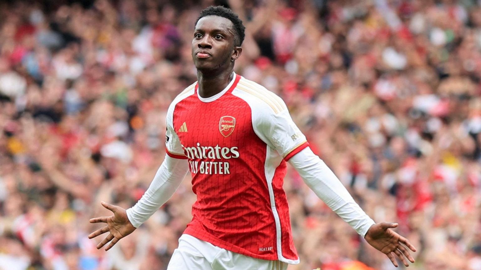 Eddie Nketiah đang chơi cho Arsenal và được Crystal Palace để mắt đến (Ảnh: Internet)