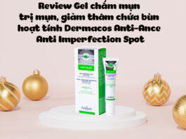 Gel chấm mụn trị mụn, giảm thâm chứa bùn hoạt tính Dermacos Anti-Ance Anti Imperfection Spot