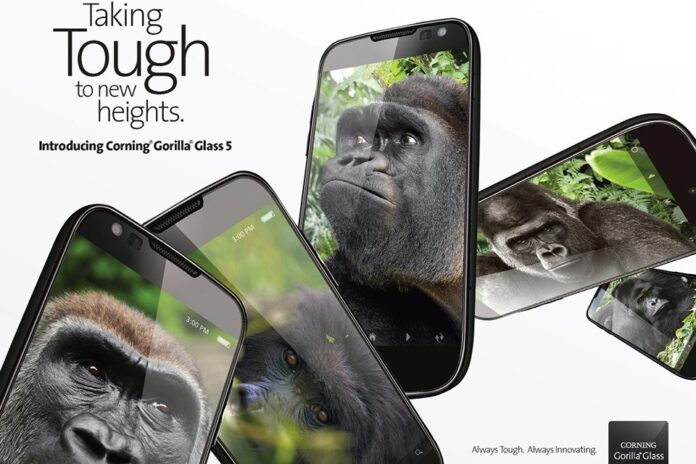 Gorilla Glass - kính cường lực dùng cho các thiết bị điện tử di động (Ảnh: Internet)