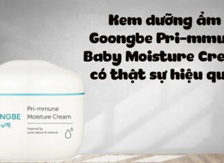 kem dưỡng ẩm Goongbe Pri-mmune Baby Moisture Cream (Ảnh: internet)