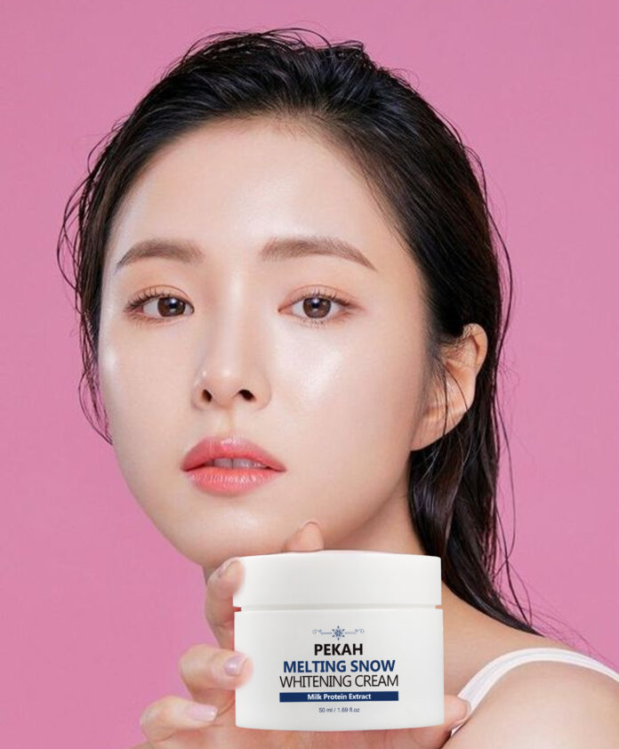 Kem dưỡng trắng nâng tone da PEKAH Melting Snow Whitening Cream