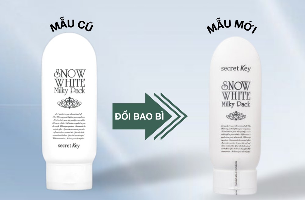 kem ủ trắng Secret Key Snow White Milky Pack