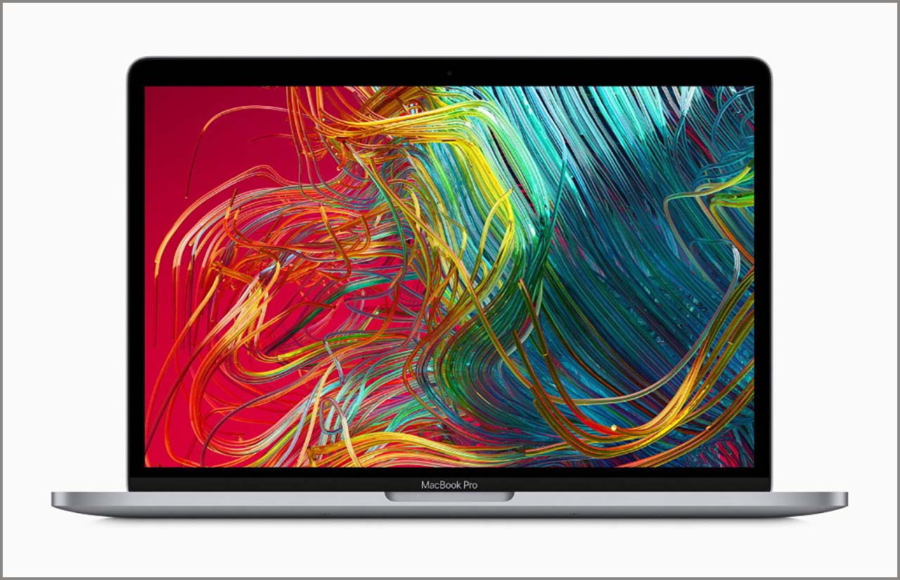 MacBook Pro 13 inch sở hữu màn hình sắc nét, độ phân giải cực kỳ cao. (Ảnh: Internet)