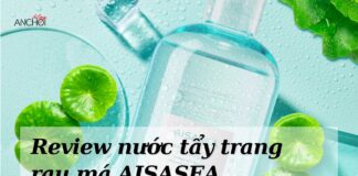 Review nước tẩy trang rau má AISASEA (Nguồn: Internet)