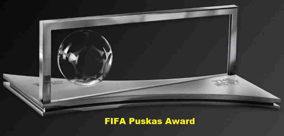 Chiếc cúp dành cho bàn thắng đẹp nhất năm của giải thưởng FIFA Puskas (ảnh: Internet)