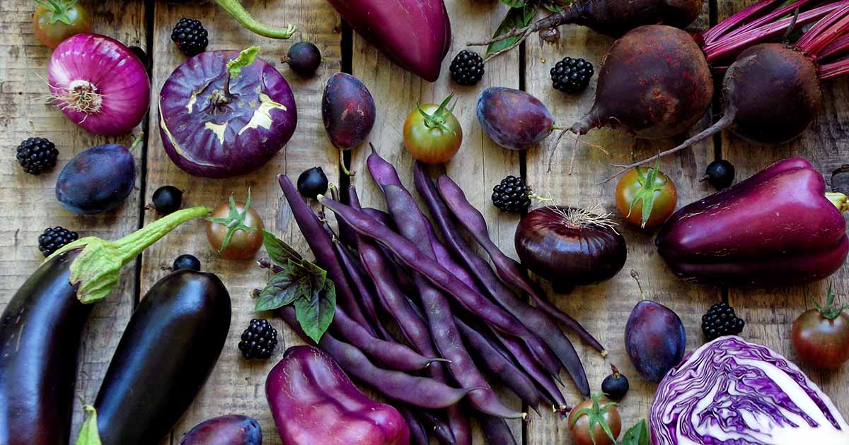 Thực phẩm màu tím tự nhiên tốt cho sức khỏe (Ảnh: Internet)