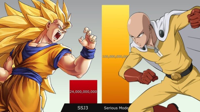Saitama vs Son Goku (Ảnh: Internet)