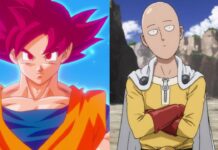 Saitama vs Goku (Ảnh: Internet)