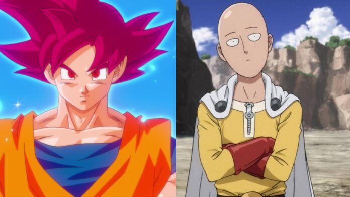 Saitama vs Goku (Ảnh: Internet)